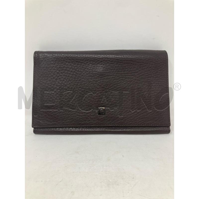 PORTA FOGLIO PELLE GHERARDINI MARRONE NUOVO GRANDE | Mercatino dell'Usato Vinci - fraz. sovigliana 1
