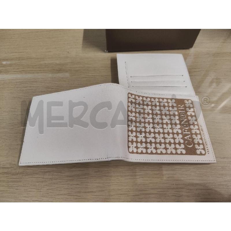 PORTA FOGLIO PELLE # CAFENOIR PANNA NUOVO FIORELLINI | Mercatino dell'Usato Vinci - fraz. sovigliana 3