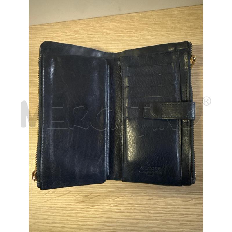 PORTA FOGLIO PELLE # CHIARUGI FIRENZE NUOVO BLU MULTITASCHE | Mercatino dell'Usato Vinci - fraz. sovigliana 2