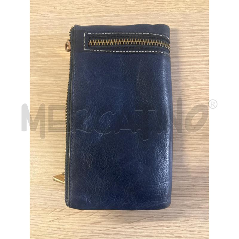 PORTA FOGLIO PELLE # CHIARUGI FIRENZE NUOVO BLU MULTITASCHE | Mercatino dell'Usato Vinci - fraz. sovigliana 3