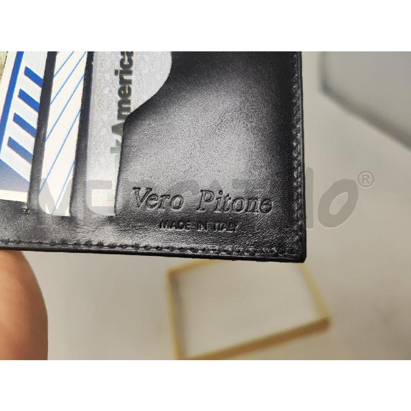 PORTA FOGLIO PITONE CHIARO DONNA NUOVO | Mercatino dell'Usato Vinci - fraz. sovigliana 4