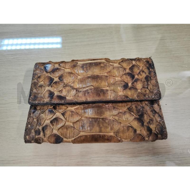 PORTA FOGLIO PITONE NATURALE | Mercatino dell'Usato Vinci - fraz. sovigliana 1