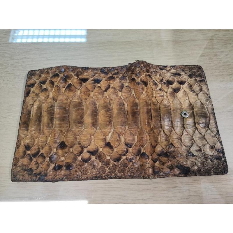 PORTA FOGLIO PITONE NATURALE | Mercatino dell'Usato Vinci - fraz. sovigliana 4