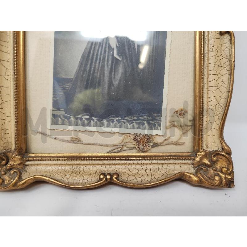 PORTA FOTO 21.5X16 CREMA ANGOLI DORATI | Mercatino dell'Usato Vinci - fraz. sovigliana 2