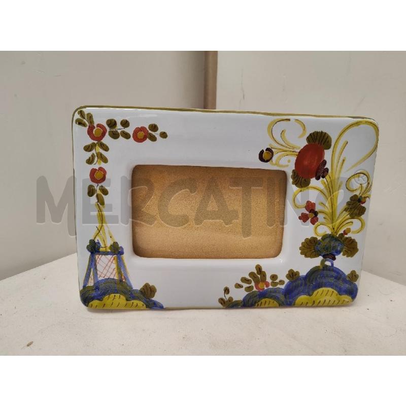 PORTA FOTO CERAMICA FAENZA INT.13X.8 EST.25X17 | Mercatino dell'Usato Vinci - fraz. sovigliana 1