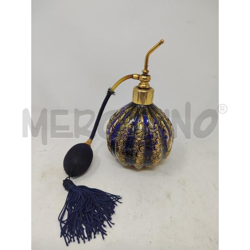 PORTA PROFUMO BAROVIER MURANO BLU ORO | Mercatino dell'Usato Vinci - fraz. sovigliana 1
