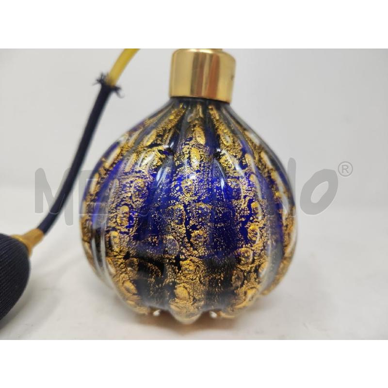 PORTA PROFUMO BAROVIER MURANO BLU ORO | Mercatino dell'Usato Vinci - fraz. sovigliana 2