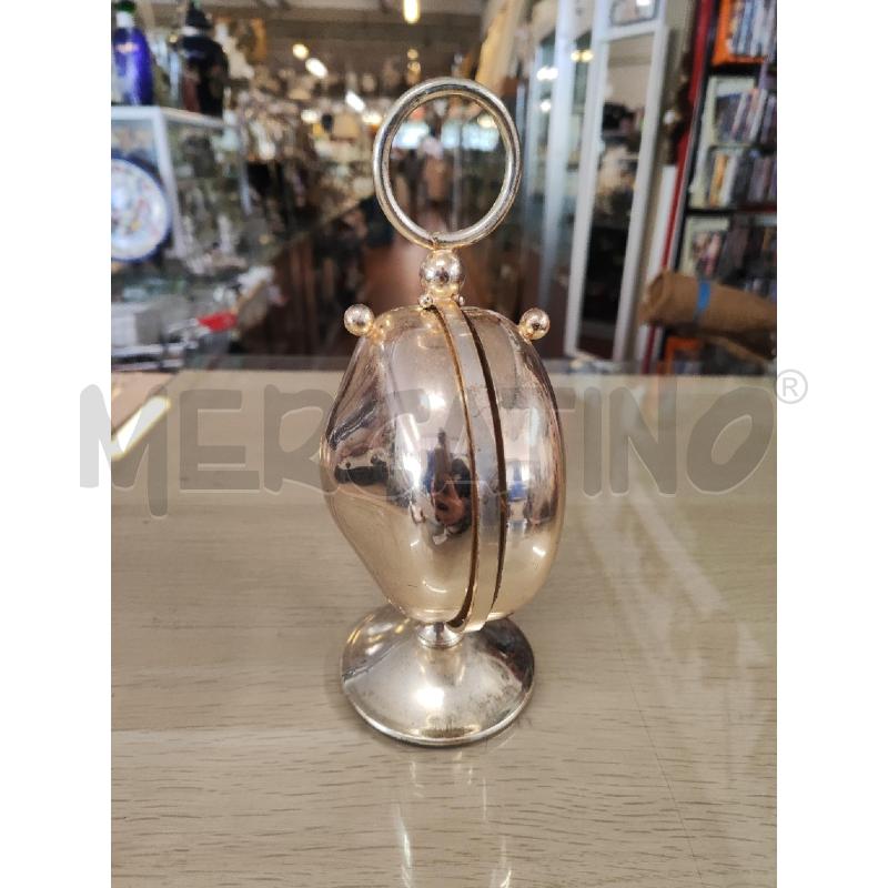 PORTA STUZZICHINI SILVER PLATE RICHIUDIBILE  | Mercatino dell'Usato Vinci - fraz. sovigliana 2
