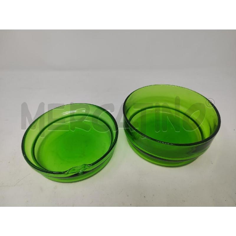 POSA CENERE VETRO TONDO VERDE | Mercatino dell'Usato Vinci - fraz. sovigliana 2
