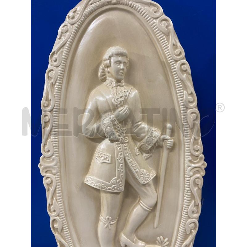 QUADRETTI 2 PZ OVALI GESSO DAMINI NUOVI | Mercatino dell'Usato Vinci - fraz. sovigliana 2