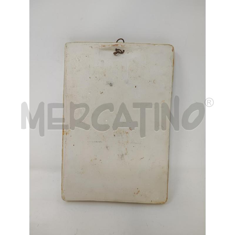 QUADRETTO CERAMICA 24X16 UOMO CON FLAUTO | Mercatino dell'Usato Vinci - fraz. sovigliana 2
