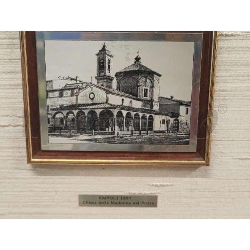 QUADRETTO EMPOLI 1897 CHIESA DELLA MADONNA DEL POZZO ARGENTATO | Mercatino dell'Usato Vinci - fraz. sovigliana 2
