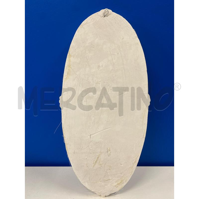 QUADRETTO OVALE IN GESSO DAMINO NUOVO | Mercatino dell'Usato Vinci - fraz. sovigliana 2
