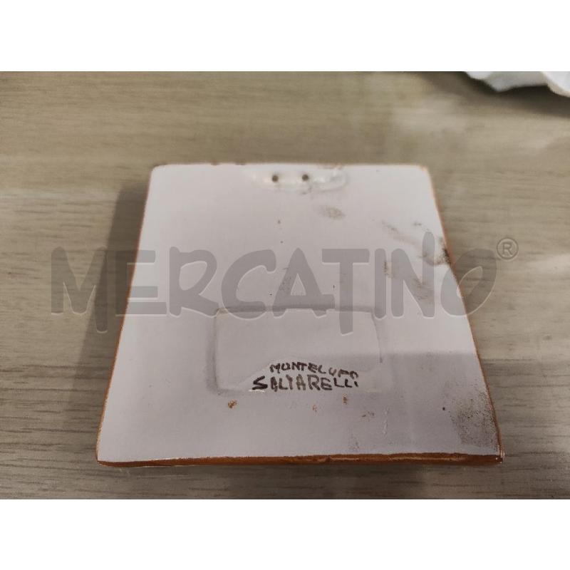 QUADRETTO QUADRATO TERRACOTTA CON GALLO | Mercatino dell'Usato Vinci - fraz. sovigliana 2