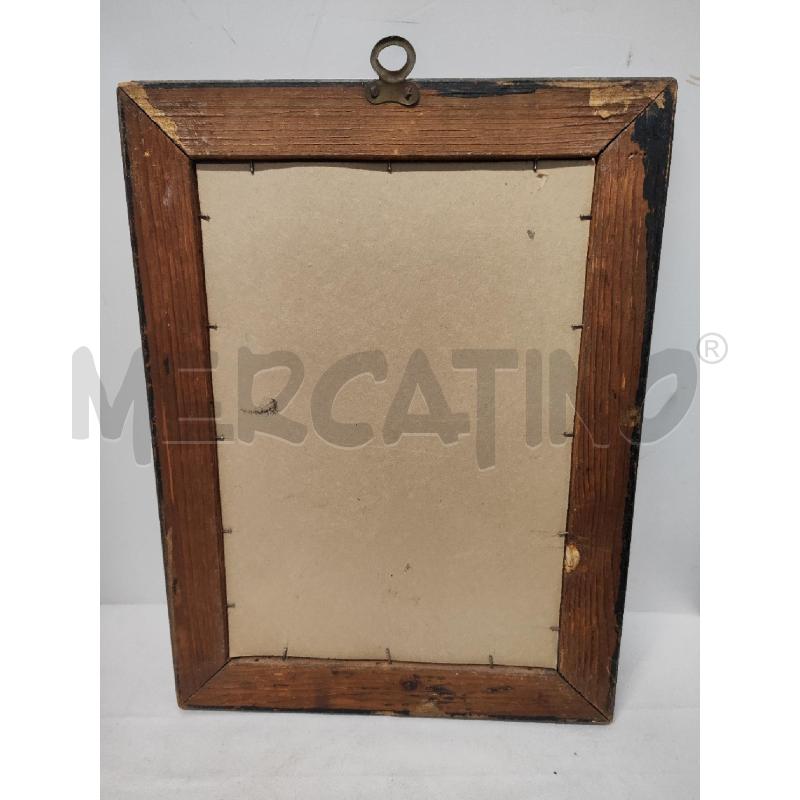 QUADRETTO VECCHIO 25X17 STAMPA MADONNA CON BIMBO | Mercatino dell'Usato Vinci - fraz. sovigliana 4