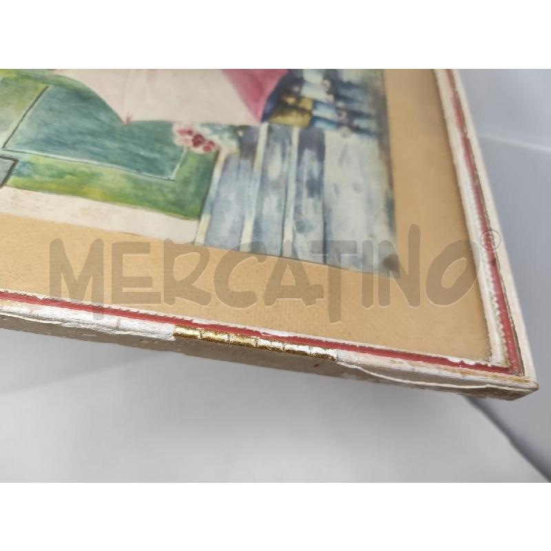 QUADRO 36X25 BIMBI CON OMBRELLO  | Mercatino dell'Usato Vinci - fraz. sovigliana 2
