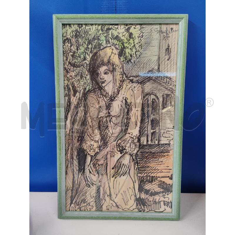 QUADRO 38X23 DONNA STADERINI | Mercatino dell'Usato Vinci - fraz. sovigliana 1