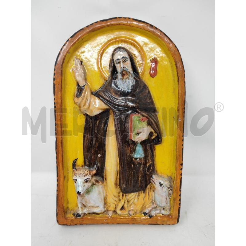 QUADRO 38X24 TERRACOTTA PADRE PIO  | Mercatino dell'Usato Vinci - fraz. sovigliana 1