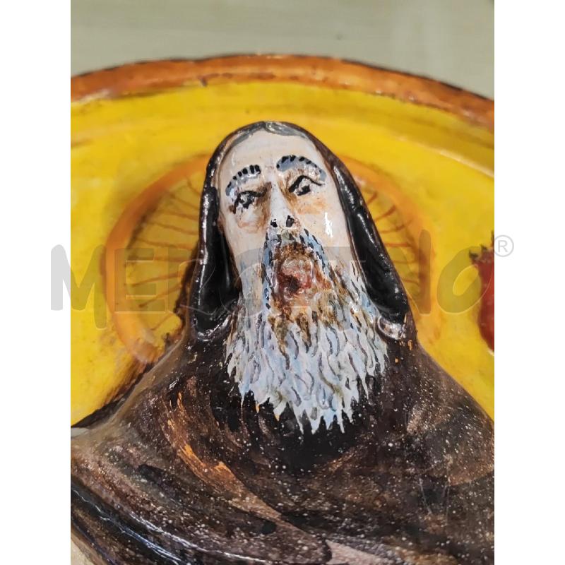 QUADRO 38X24 TERRACOTTA PADRE PIO  | Mercatino dell'Usato Vinci - fraz. sovigliana 4