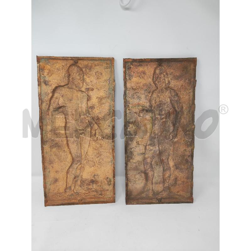 QUADRO 40X19 2 PZ BRONZO BRONZI DI RIACE VALLUCCI | Mercatino dell'Usato Vinci - fraz. sovigliana 5