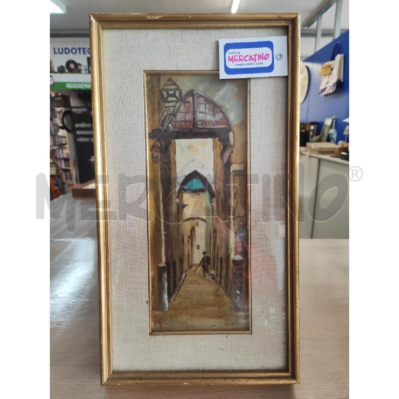 QUADRO 48X28 DIPINTO ARCO CON PERSONA | Mercatino dell'Usato Vinci - fraz. sovigliana 1