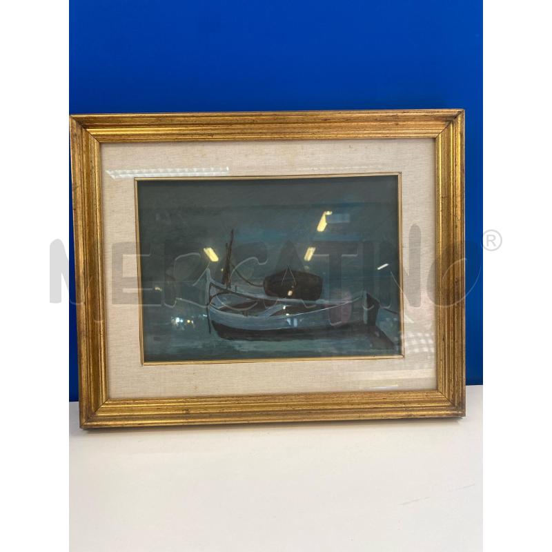 QUADRO 50X40 BARCA CON TEMPORALE | Mercatino dell'Usato Vinci - fraz. sovigliana 1