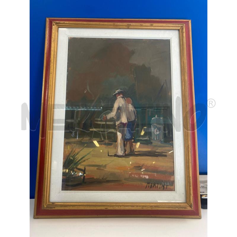 QUADRO 50X66 COPPIA CON BASTONE  | Mercatino dell'Usato Vinci - fraz. sovigliana 1