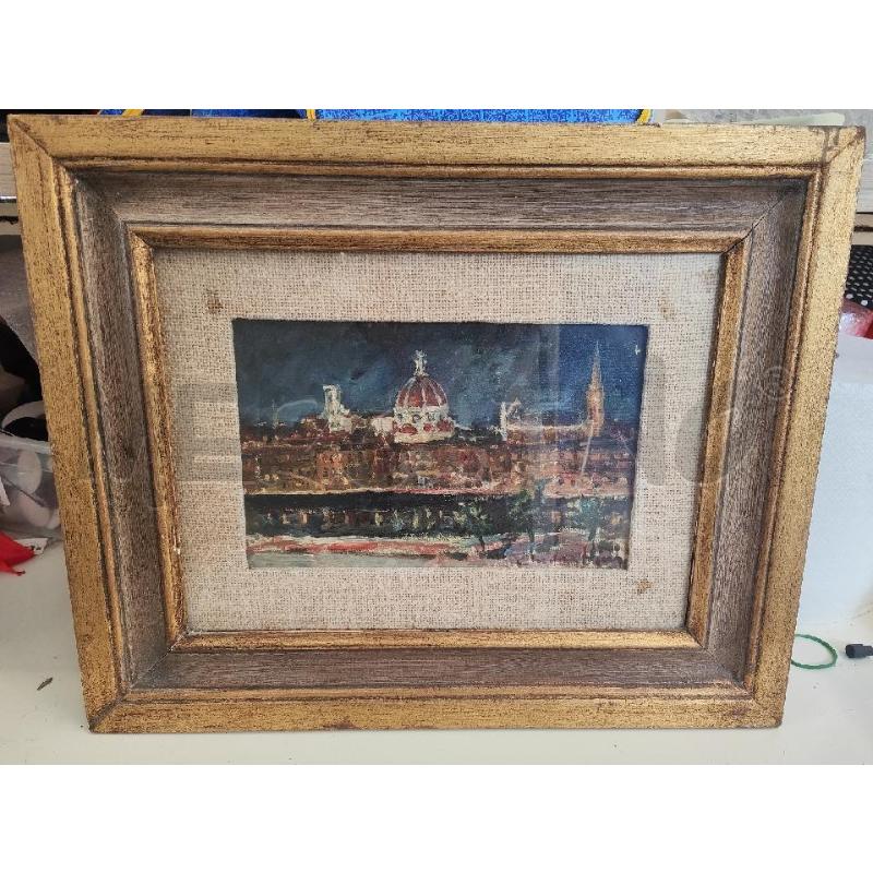 QUADRO 52X42 FIRENZE SU CANAPA | Mercatino dell'Usato Vinci - fraz. sovigliana 1