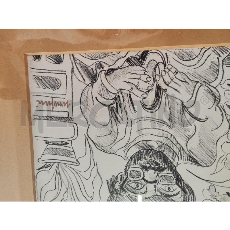 QUADRO 54X43 STAMPA VOLTO UOMO BIANCO NERO | Mercatino dell'Usato Vinci - fraz. sovigliana 2