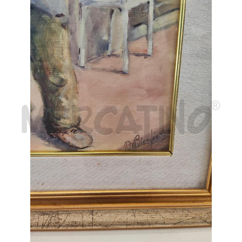 QUADRO 55X45 ANZIANO CON BASTONE DEL PICCHIA | Mercatino dell'Usato Vinci - fraz. sovigliana 2
