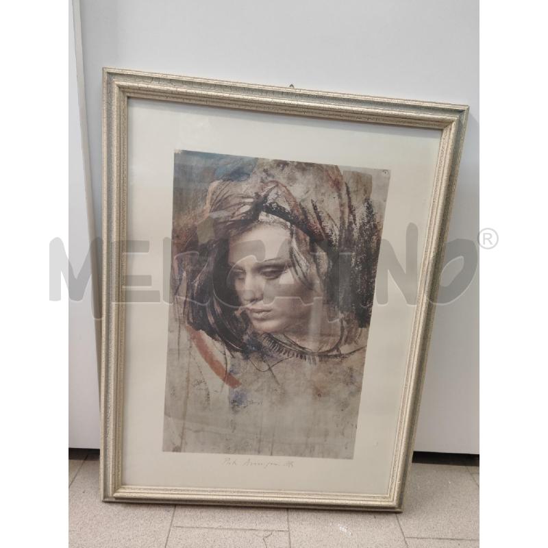 QUADRO 55X72 STAMPA ANNIGONI VOLTO DONNA  | Mercatino dell'Usato Vinci - fraz. sovigliana 1