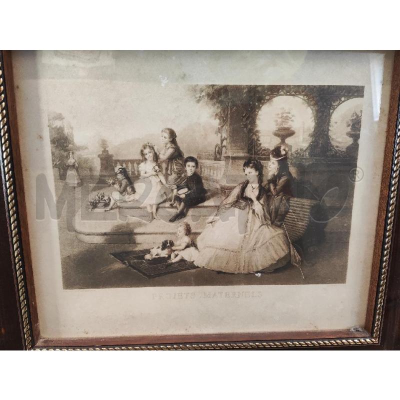 QUADRO 60X54 STAMPA DAMINE SU PANCHINA | Mercatino dell'Usato Vinci - fraz. sovigliana 3
