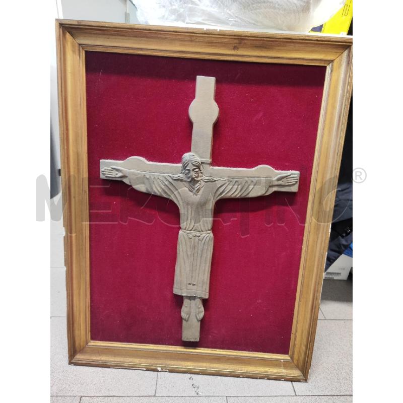 QUADRO 70X54 CROCIFISSO METALLO | Mercatino dell'Usato Vinci - fraz. sovigliana 1