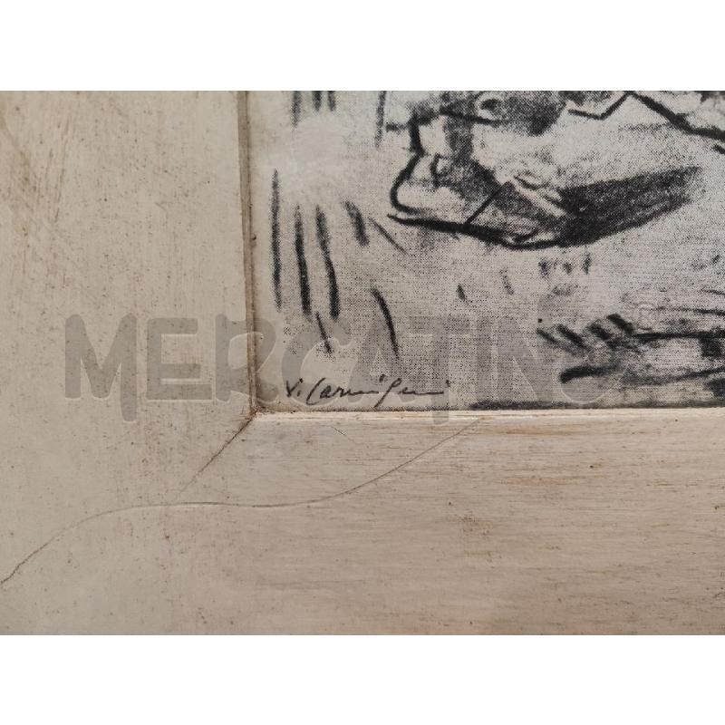 QUADRO 85X68  DILVO LOTTI PERSONE NEL CAMPO BIANCO NERO | Mercatino dell'Usato Vinci - fraz. sovigliana 3