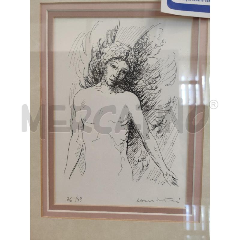 QUADRO ANGELO 31X37 CORNICE ROSA | Mercatino dell'Usato Vinci - fraz. sovigliana 2
