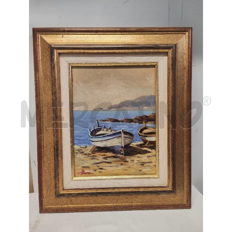 QUADRO BARCHE RIVA AL MARE | Mercatino dell'Usato Vinci - fraz. sovigliana 1