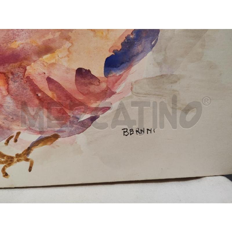 QUADRO DIPINTO 3 GALLINE MARIO BERNINI | Mercatino dell'Usato Vinci - fraz. sovigliana 2
