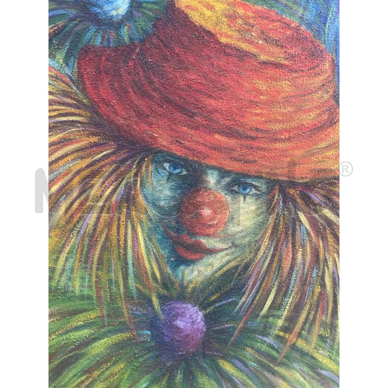 QUADRO DIPINTO 3 PAGLIACCI 80X112 | Mercatino dell'Usato Vinci - fraz. sovigliana 2