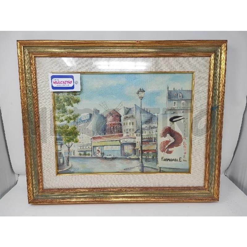 QUADRO DIPINTO MOULIN ROUGE 56X46 | Mercatino dell'Usato Vinci - fraz. sovigliana 1