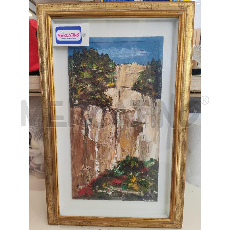 QUADRO DIPINTO RAMERINI ROCCIE 38CM X 58CM  | Mercatino dell'Usato Vinci - fraz. sovigliana 1