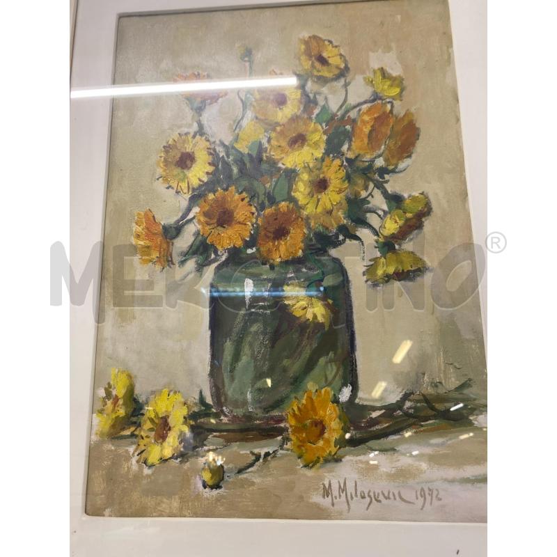 QUADRO MILOSEVIC 1975 VASO FIORI 66X52 | Mercatino dell'Usato Vinci - fraz. sovigliana 3