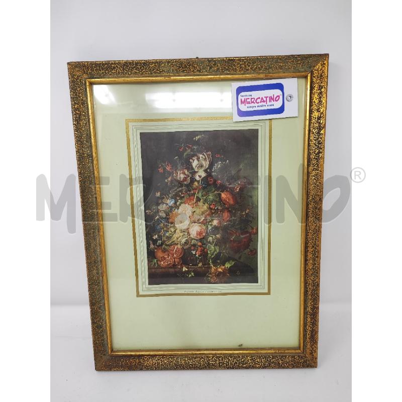 QUADRO STAMPA 42X32 FIORI RACHELE | Mercatino dell'Usato Vinci - fraz. sovigliana 1