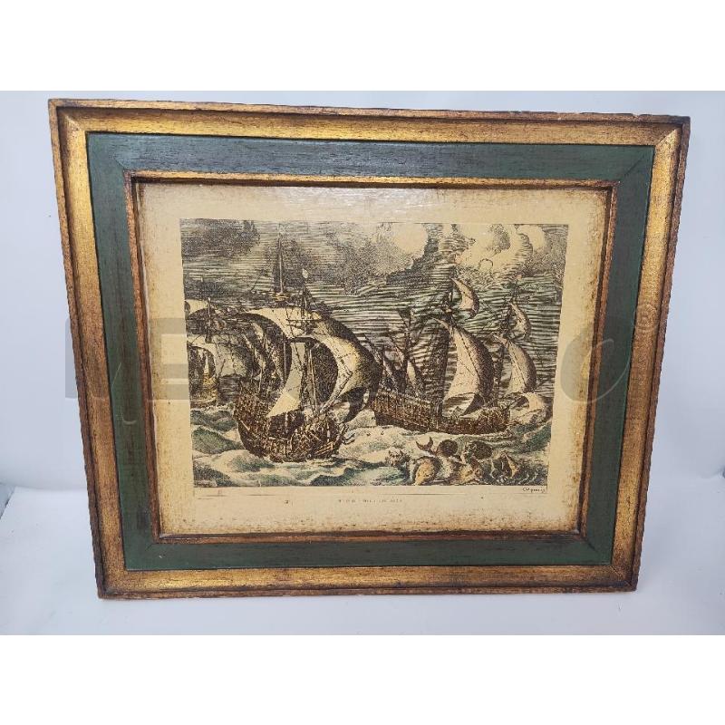 QUADRO STAMPA 45X37 BARCHE A VELA | Mercatino dell'Usato Vinci - fraz. sovigliana 1