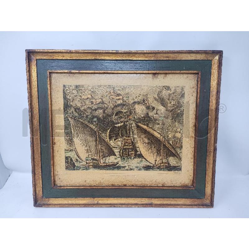 QUADRO STAMPA 45X37 VELIERI | Mercatino dell'Usato Vinci - fraz. sovigliana 1