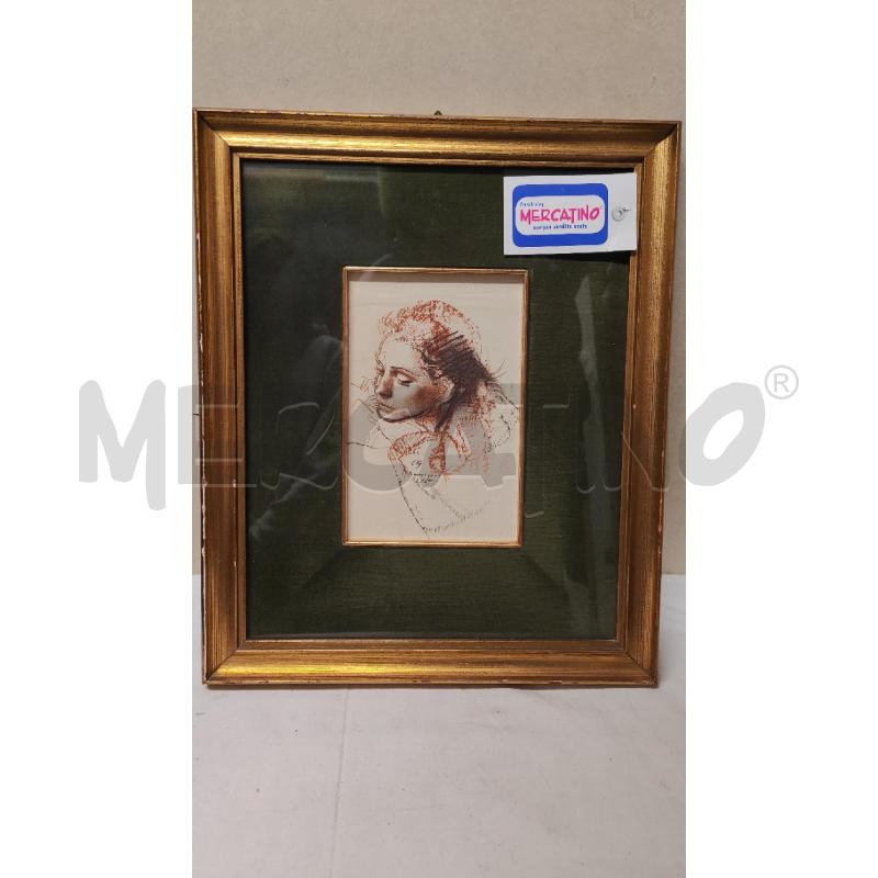 CORNICE LEGNO LAVORATO MARRONE ORO 76X56  Mercatino dell'Usato Vinci -  fraz. sovigliana