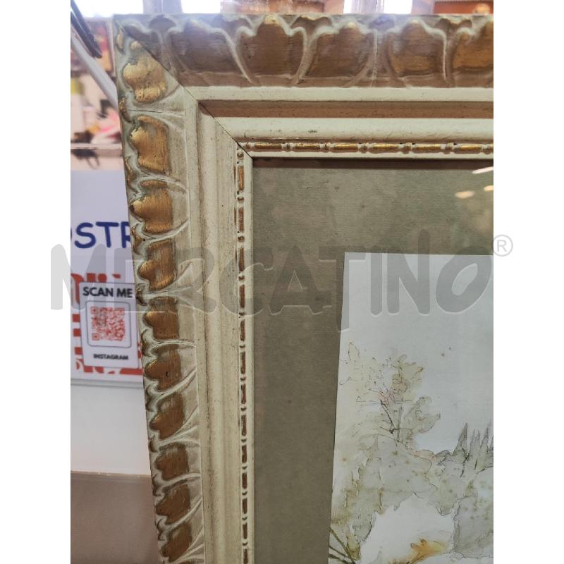 QUADRO STAMPA FIORI BIANCHI CHIARA TURINA 100X70 SBIANCATA  | Mercatino dell'Usato Vinci - fraz. sovigliana 2
