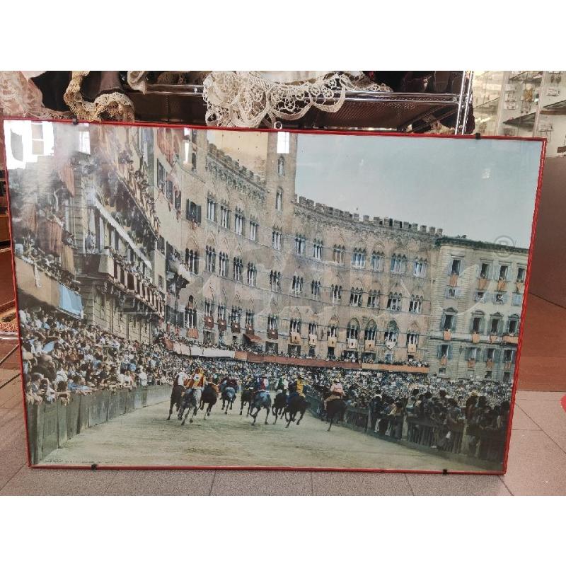 QUADRO STAMPA PAGLIO DI SIENA 100X68 CM | Mercatino dell'Usato Vinci - fraz. sovigliana 1