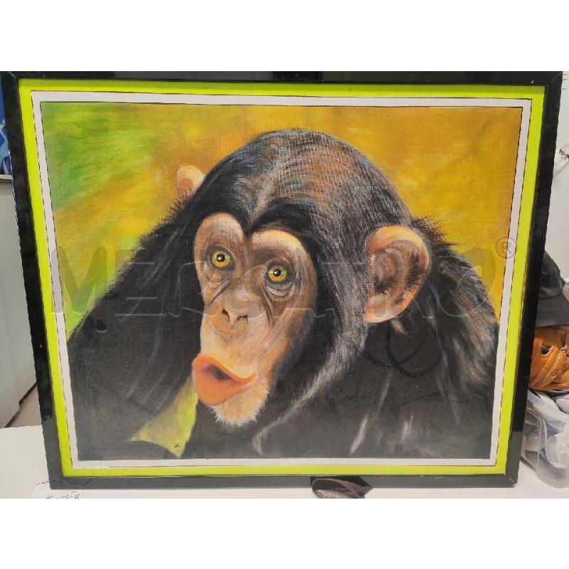QUADRO TELA 73X62 SCIMMIA | Mercatino dell'Usato Vinci - fraz. sovigliana 1