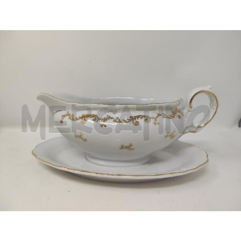 SALSIERA CERAMICA BAVARIA DECORO ORO | Mercatino dell'Usato Vinci - fraz. sovigliana 1