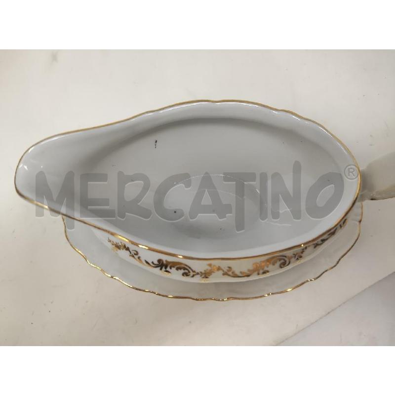 SALSIERA CERAMICA BAVARIA DECORO ORO | Mercatino dell'Usato Vinci - fraz. sovigliana 3